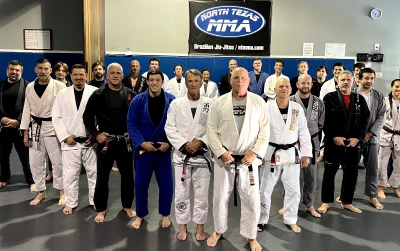 Adults training at North Texas MMA