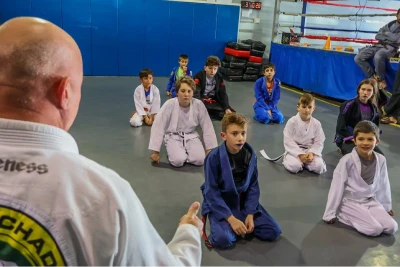 Kids training at North Texas MMA