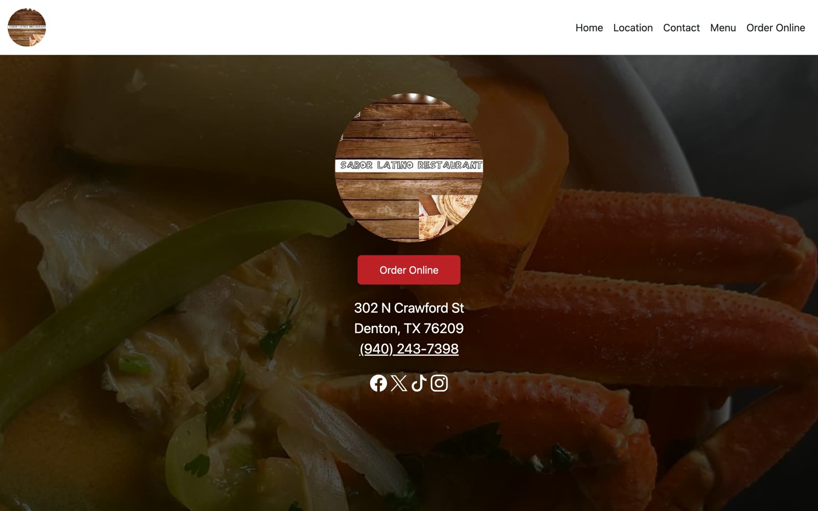 Sabor Latino before